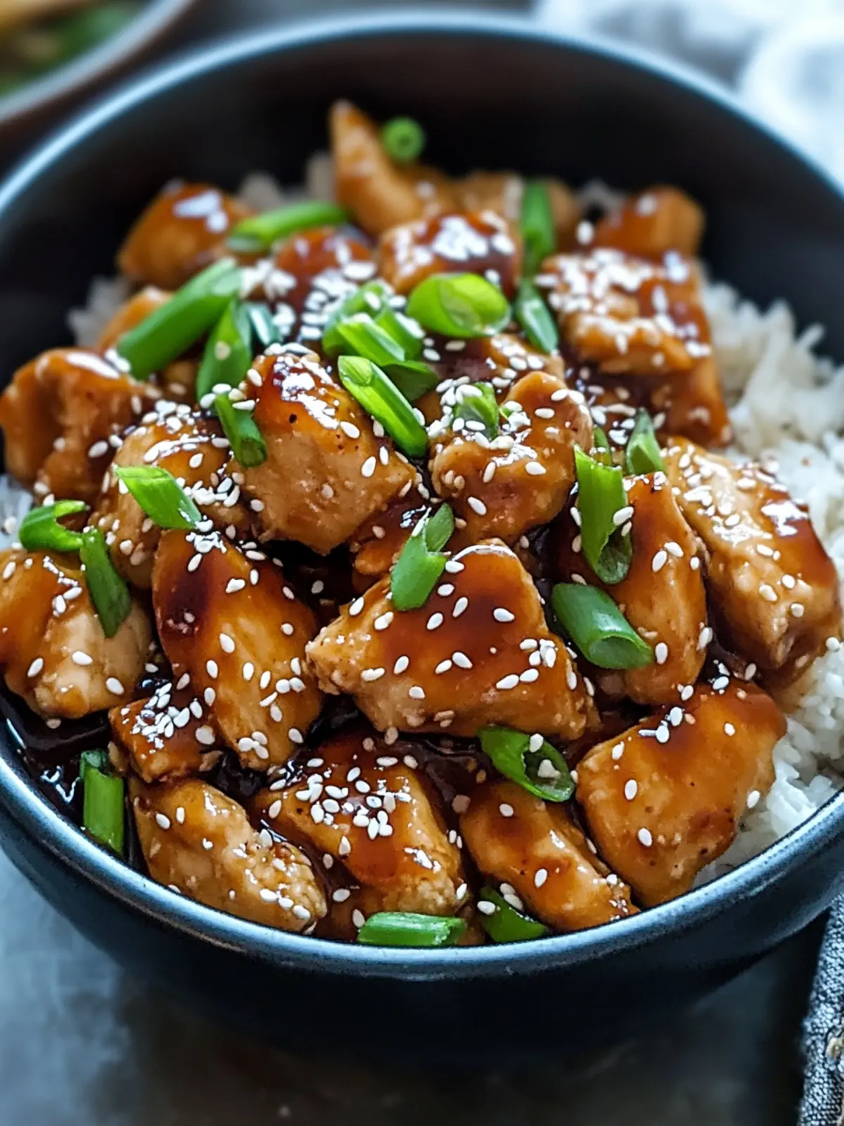 Savory Slow Cooker Sesame Chicken