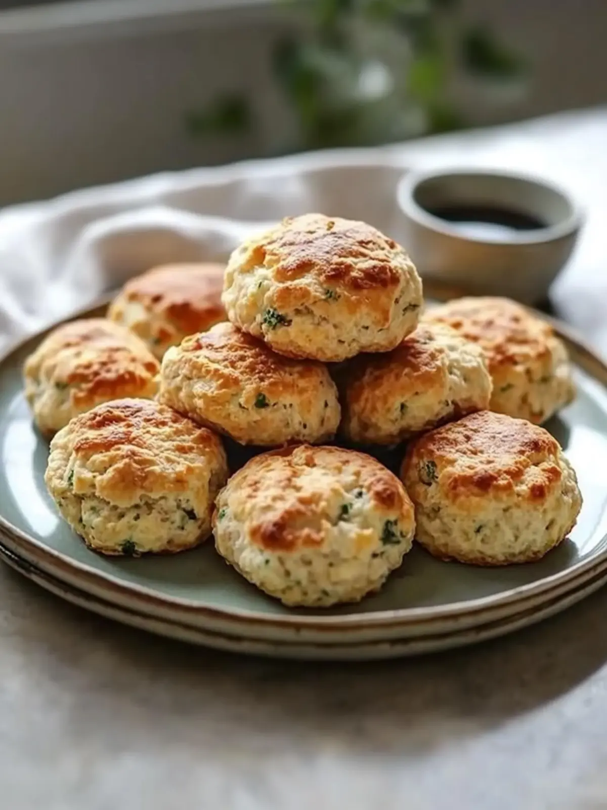 Breakfast Protein Biscuits (Fluffy & Savory)