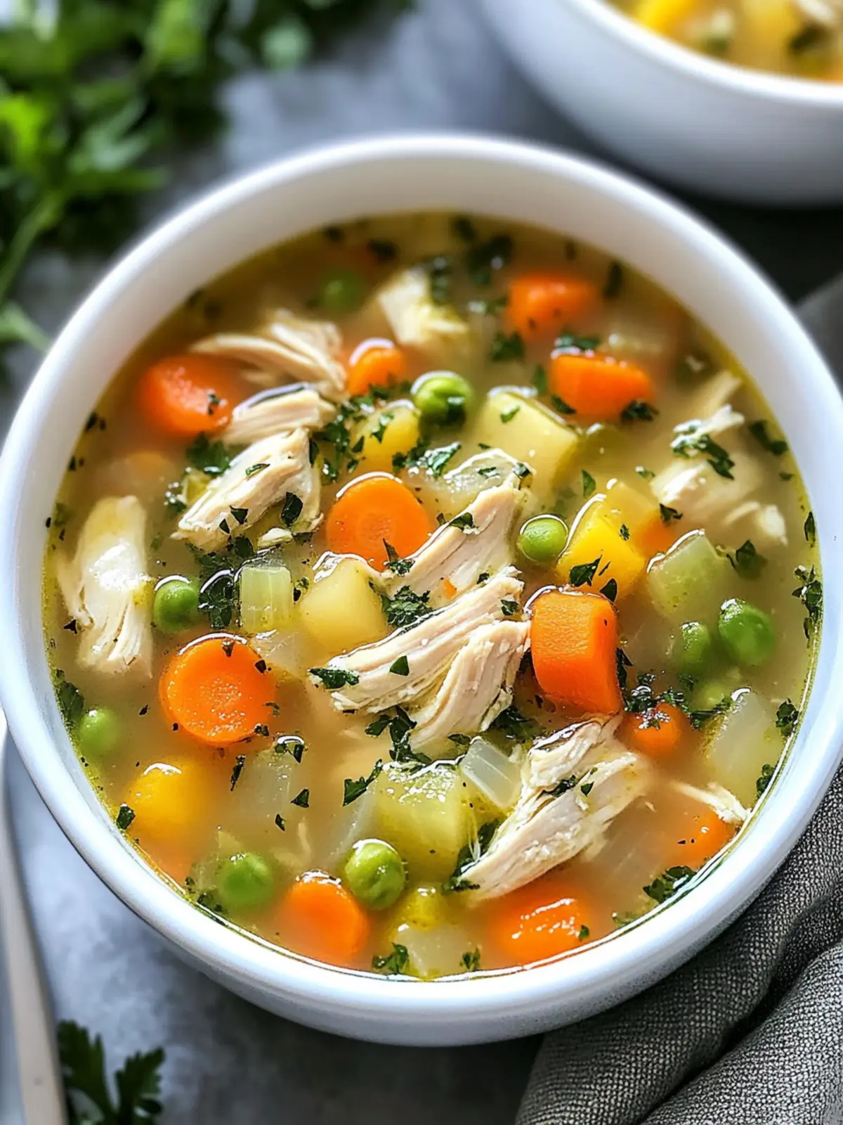 Crockpot Chicken Vegetable Soup