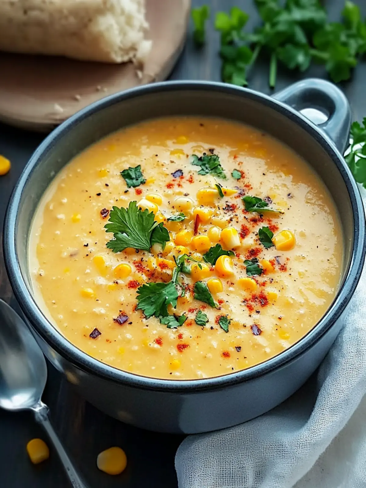 Creamy Southwest Corn Chowder Soup