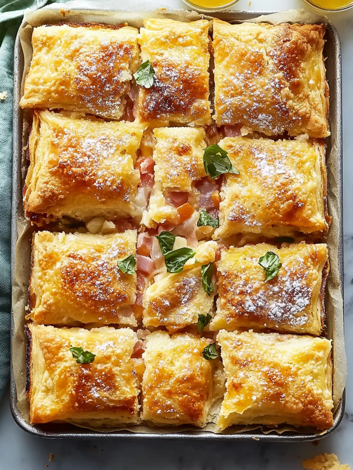Crescent Breakfast Squares with Savory Fillings