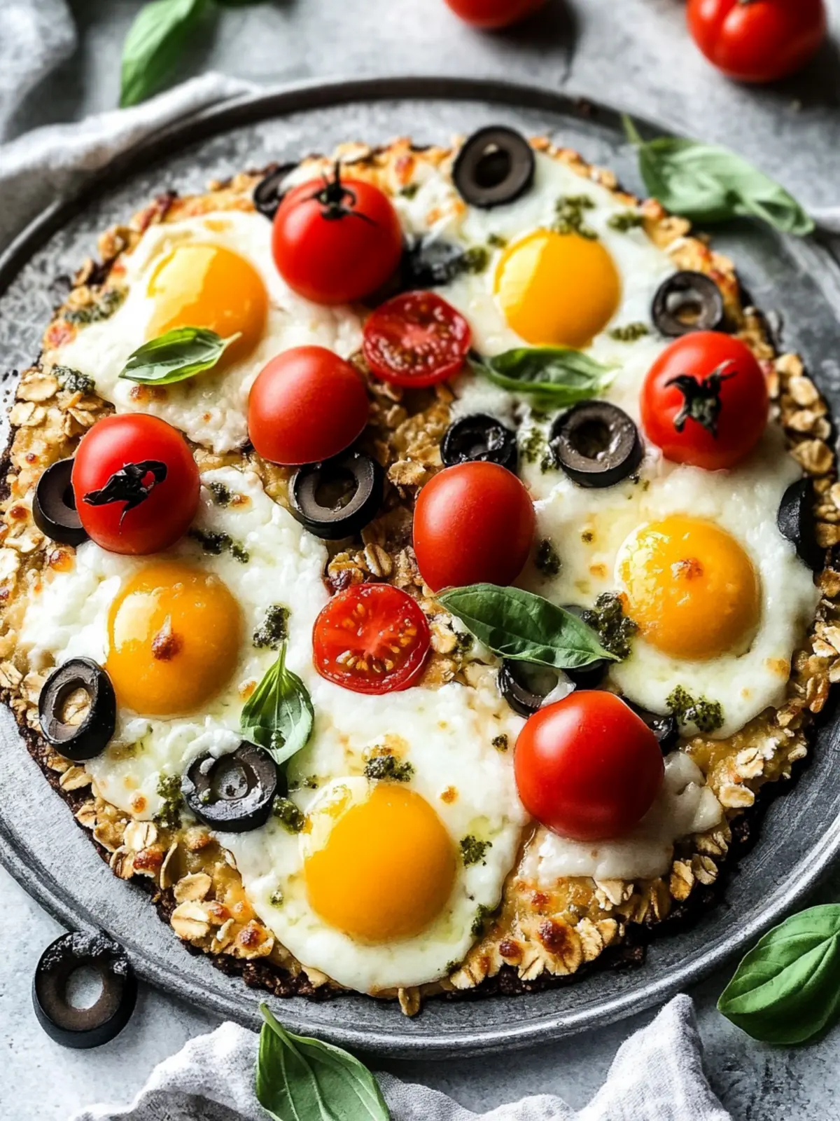 Oatmeal Breakfast Pizza Crust