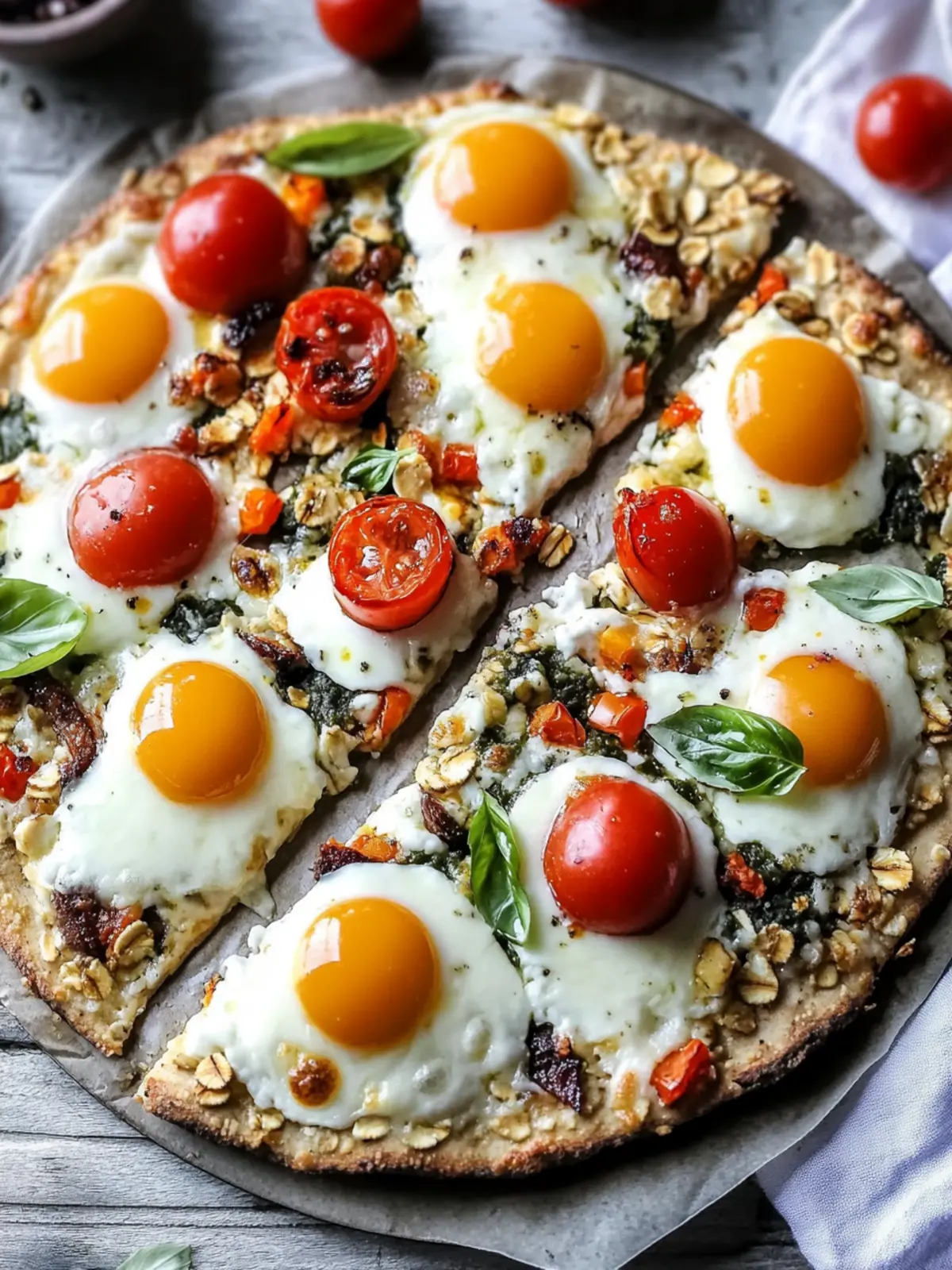Oatmeal Breakfast Pizza Crust