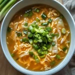 One-Pot Egg Roll Soup with Green Onions and Ginger Bliss