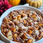 Pumpkin Cinnamon Roll Bake