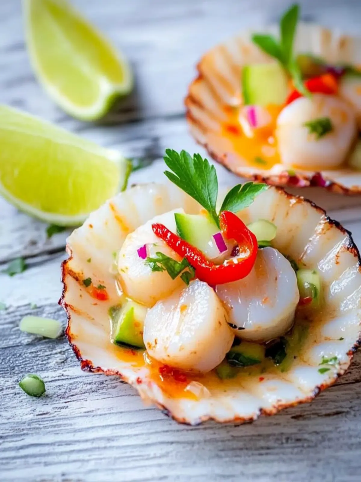 Spicy Scallop Ceviche
