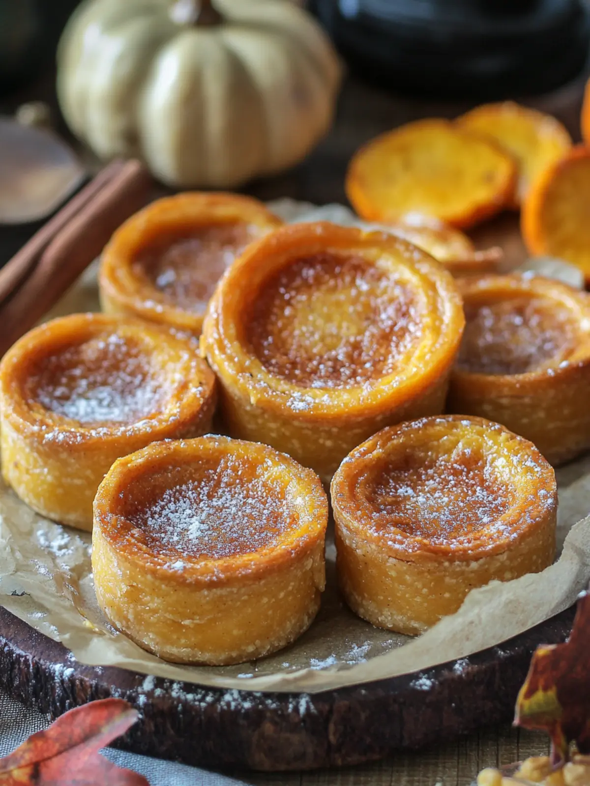 Pumpkin Queijadas (Pumpkin Milk Tarts)