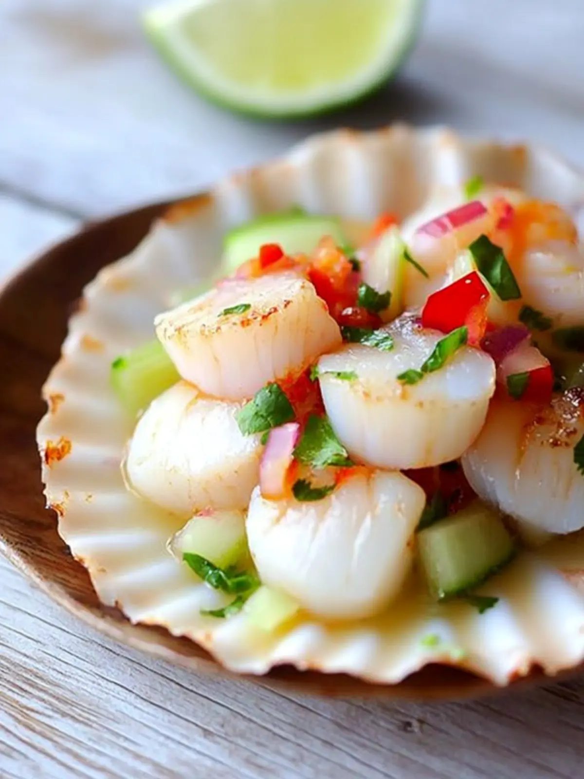 Spicy Scallop Ceviche