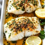 Garlic Herb Baked Cod