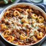 Beefy Tortellini Bake
