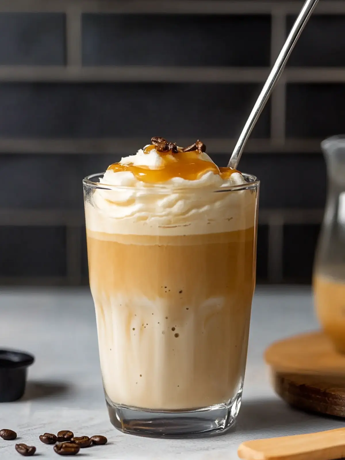 Viral Whipped Honey Coffee
