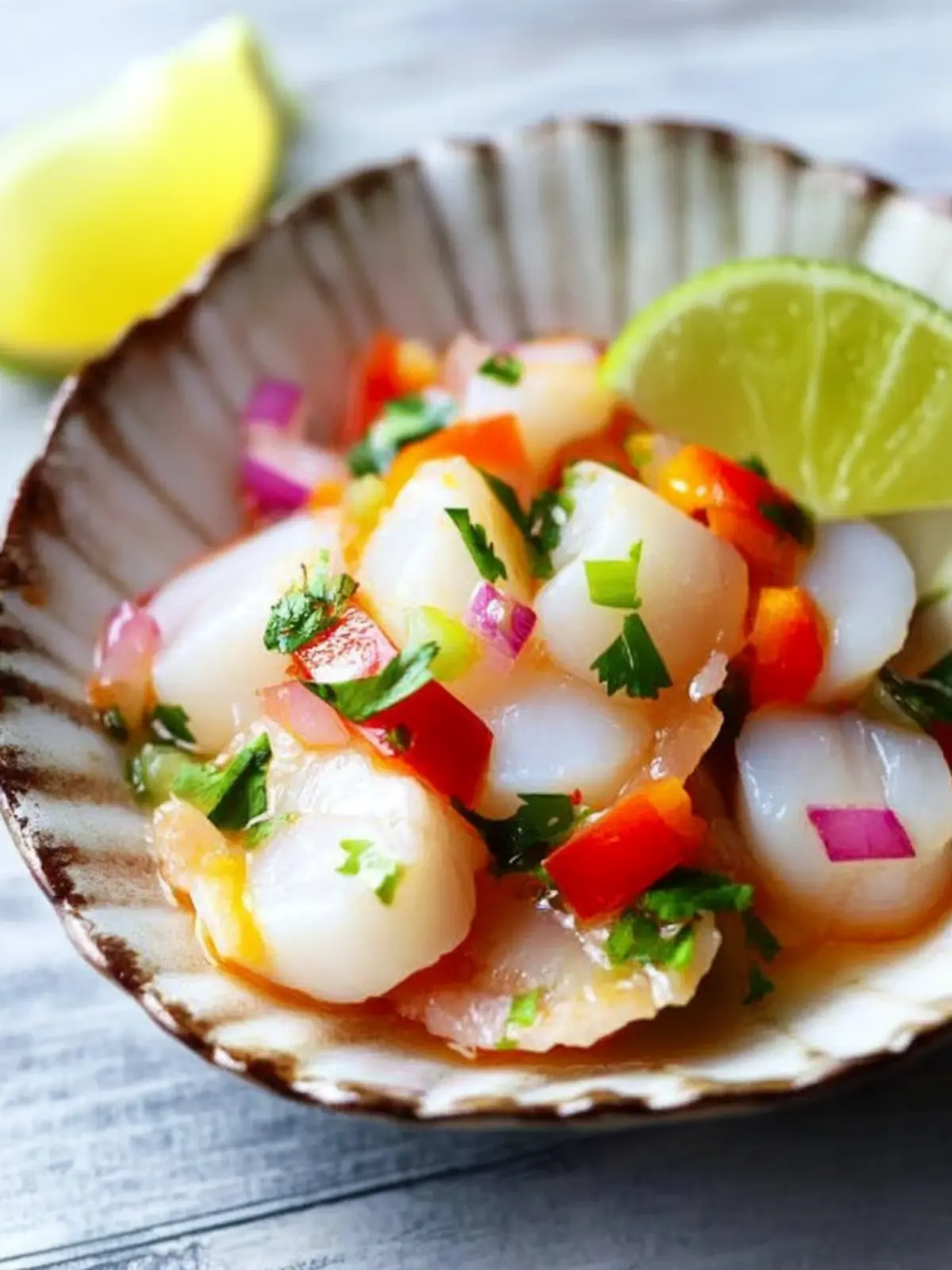 Spicy Scallop Ceviche