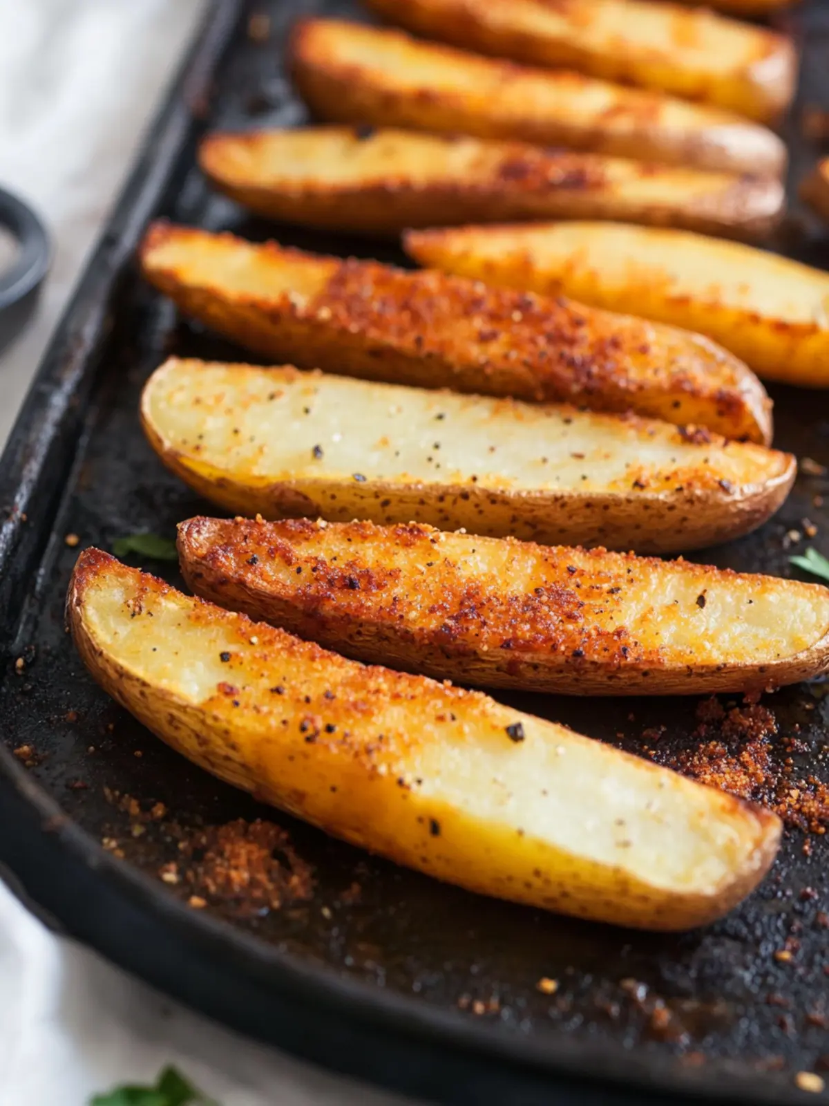 Seasoned Baked Potato Wedges