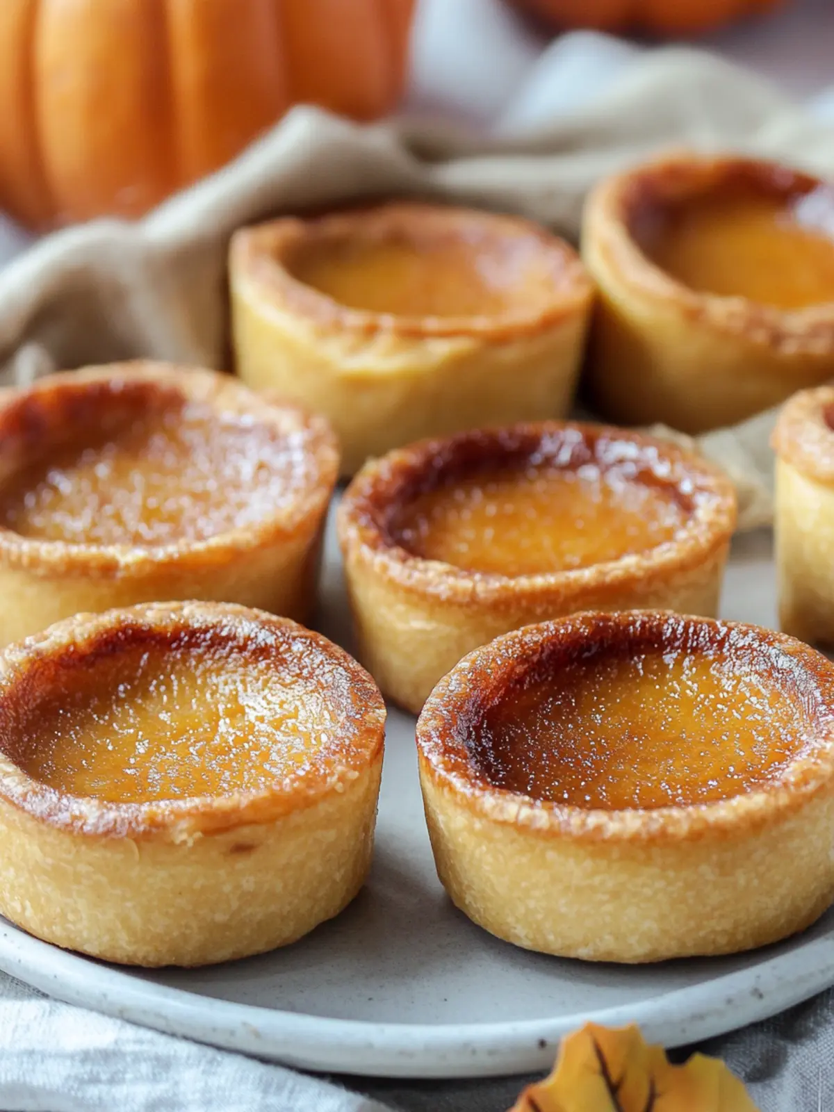 Pumpkin Queijadas (Pumpkin Milk Tarts)